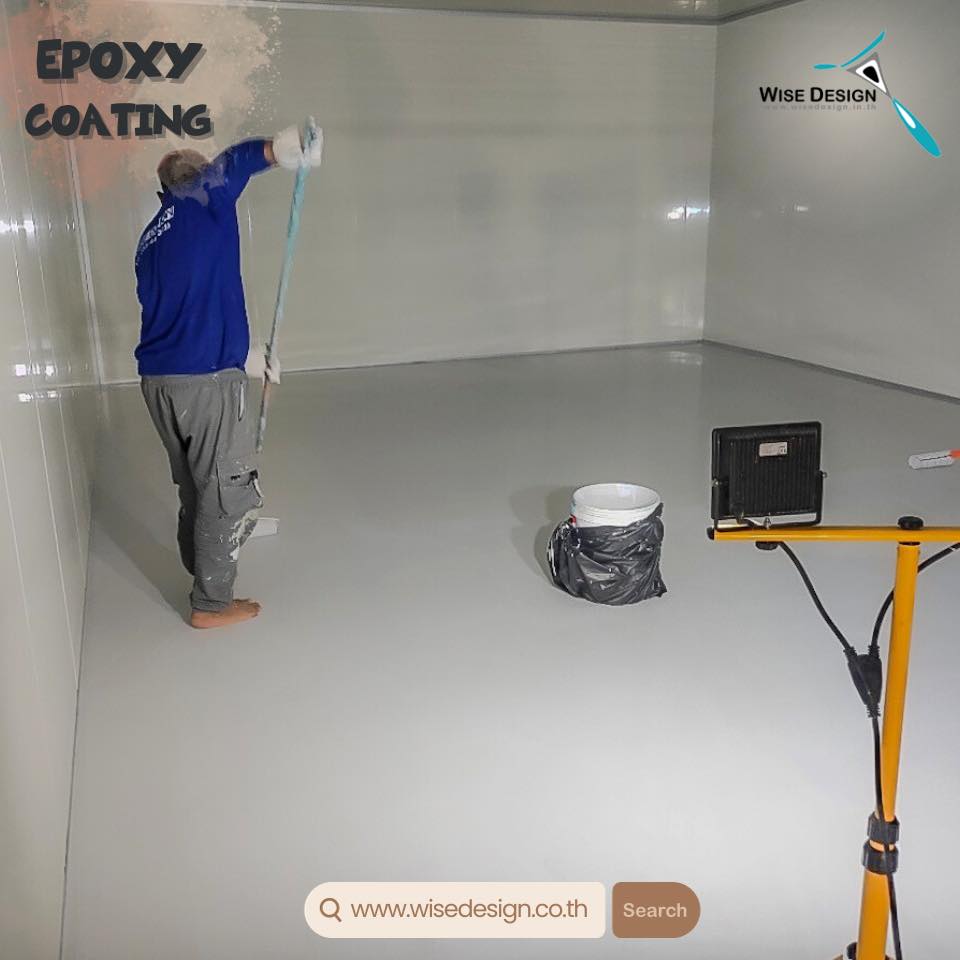 EPOXY COATING :: โรงงานปลูกกัญชา :: พื้นที่ 200Sqm