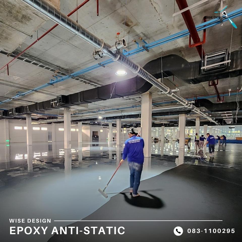 EPOXY ANTI-STATIC :: โรงงานอิเล็กทรอนิกส์ (โซน2) :: พื้นที่ 3,000Sqm