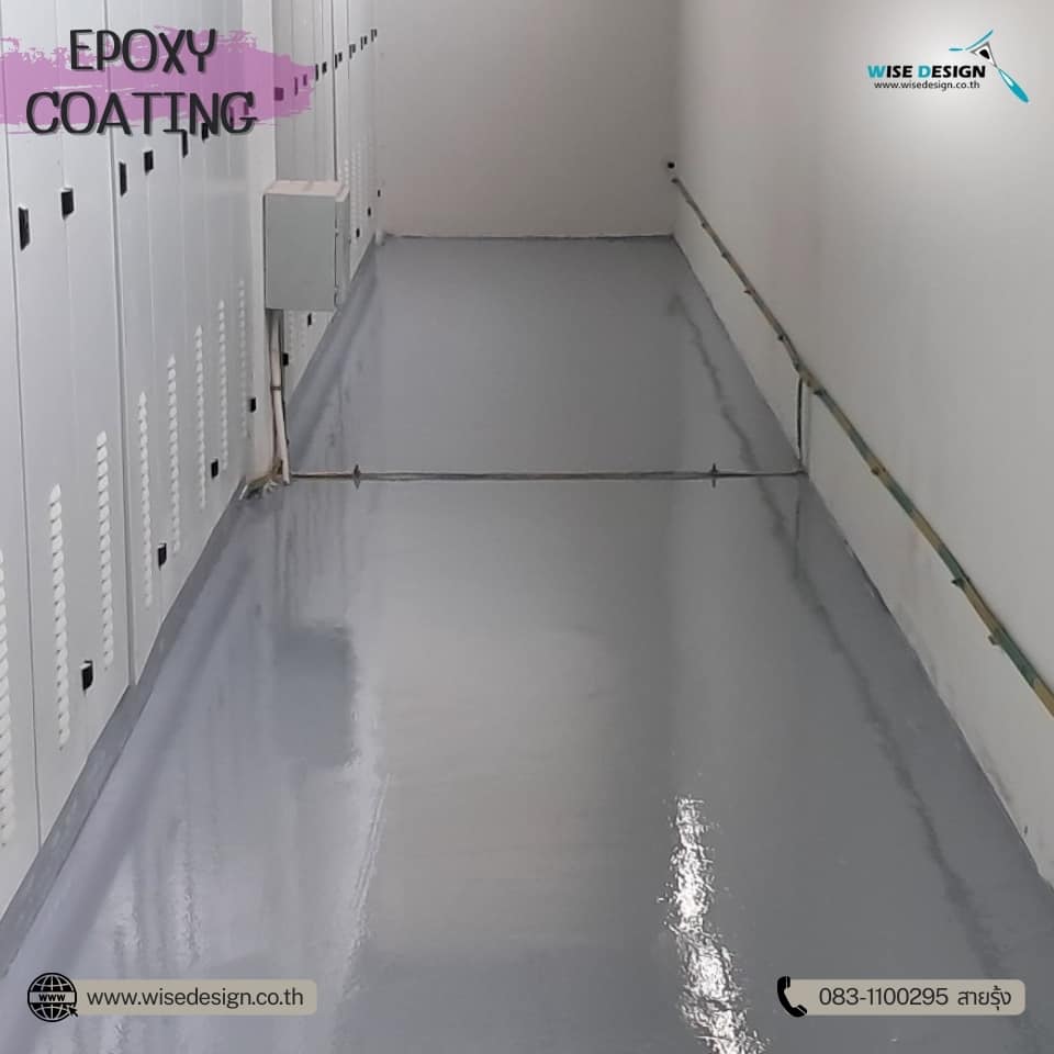 EPOXY COATING :: ห้องเครื่องภายในโรงงานอุตสาหกรรม :: พื้นที่ 80Sqm