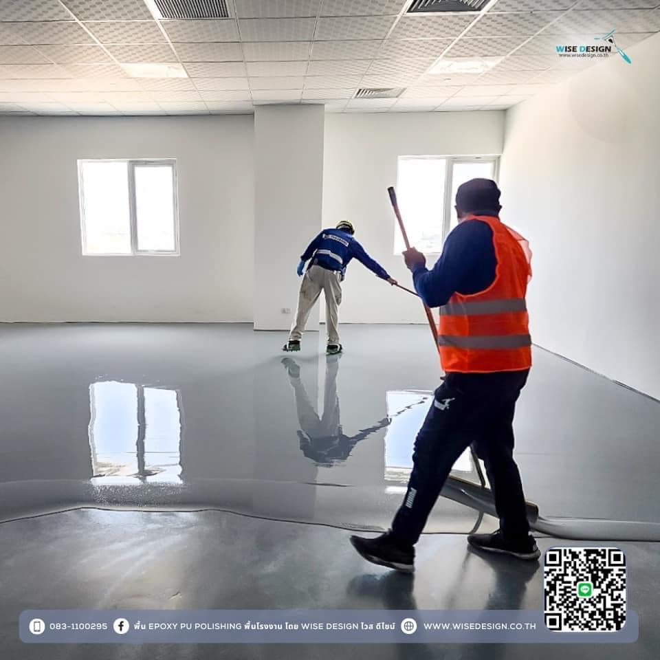 Epoxy Self-Leveling ชั้น3 (อาคาร6ชั้น) :: พื้นที่ 2,700Sqm