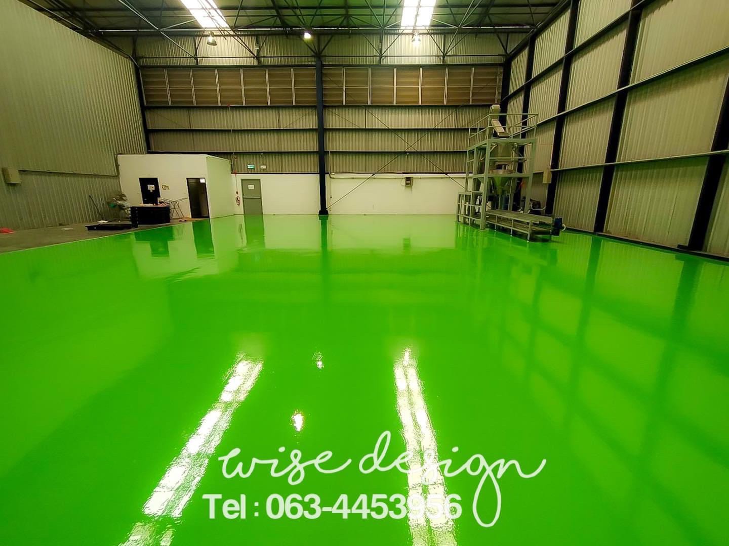 EPOXY COATING  :: พื้นที่ 800 ตร.ม.