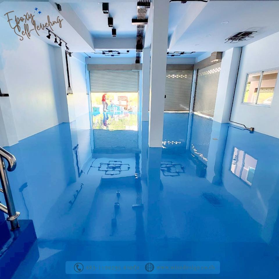 Epoxy Self-leveling :: พื้นที่ 200Sqm