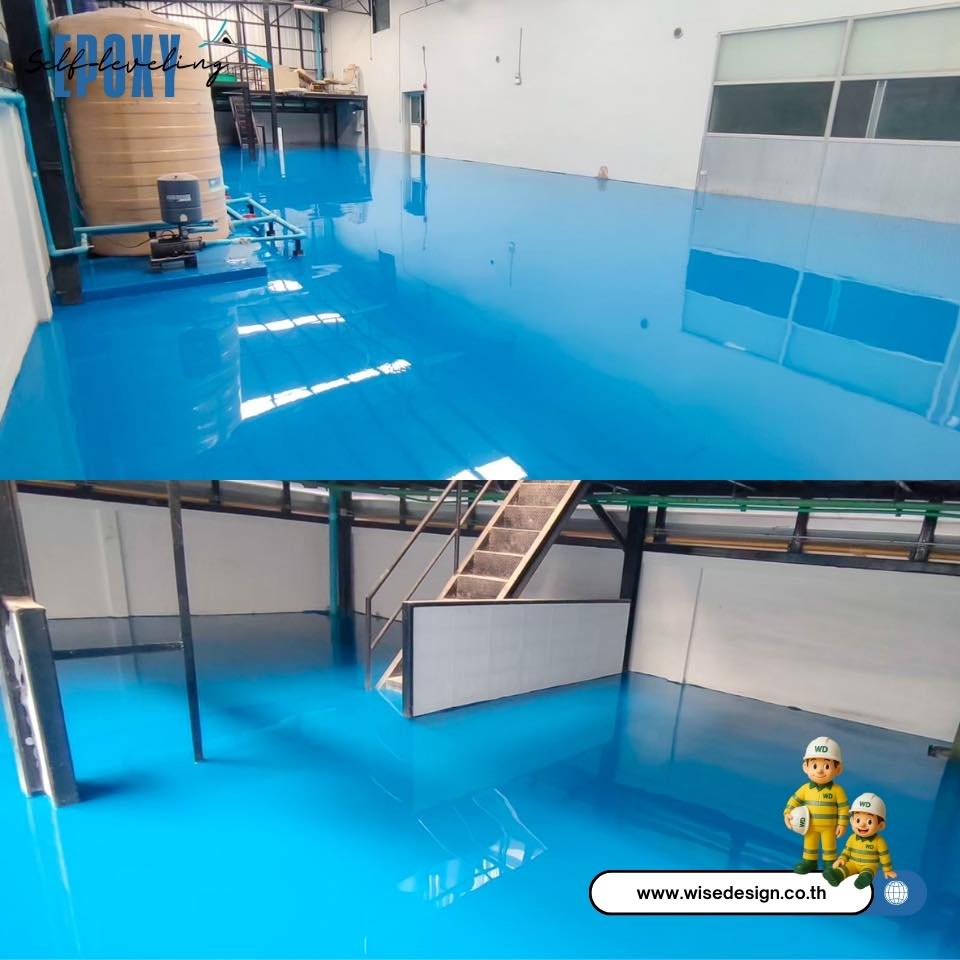 Epoxy Self-leveling :: พื้นที่ 320Sqm
