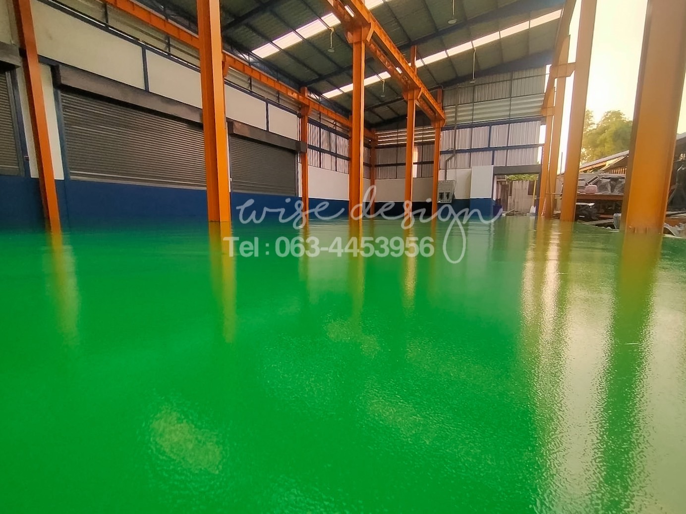 EPOXY COATING :: พื้นที่ 300 ตร.ม.