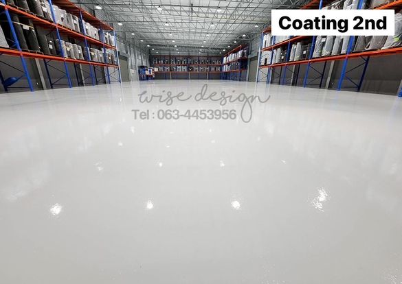 EPOXY COATING :: พื้นที่ 1200 ตร.ม.