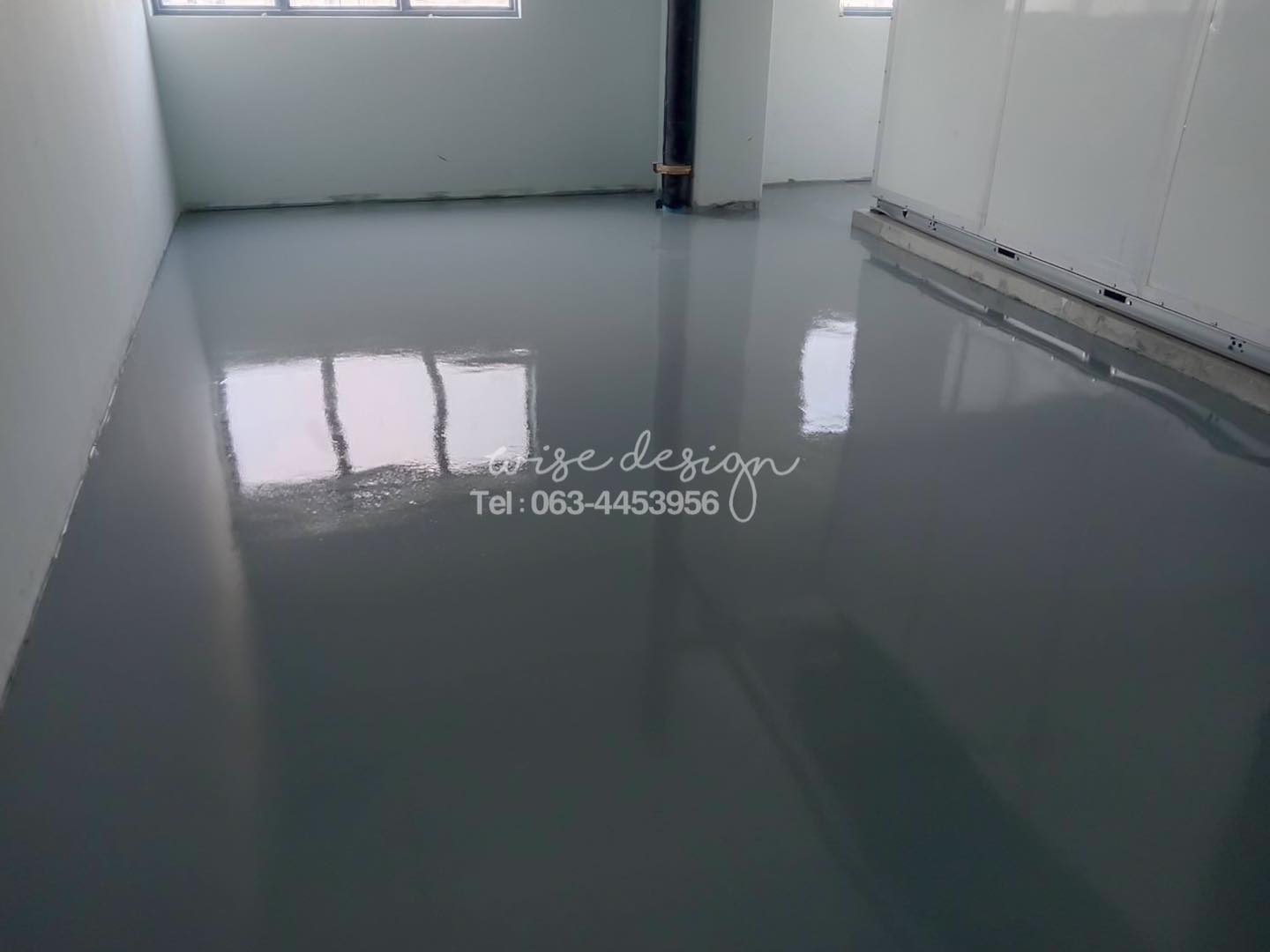 EPOXY COATING :: พื้นที่รวม 1000 ตร.ม.