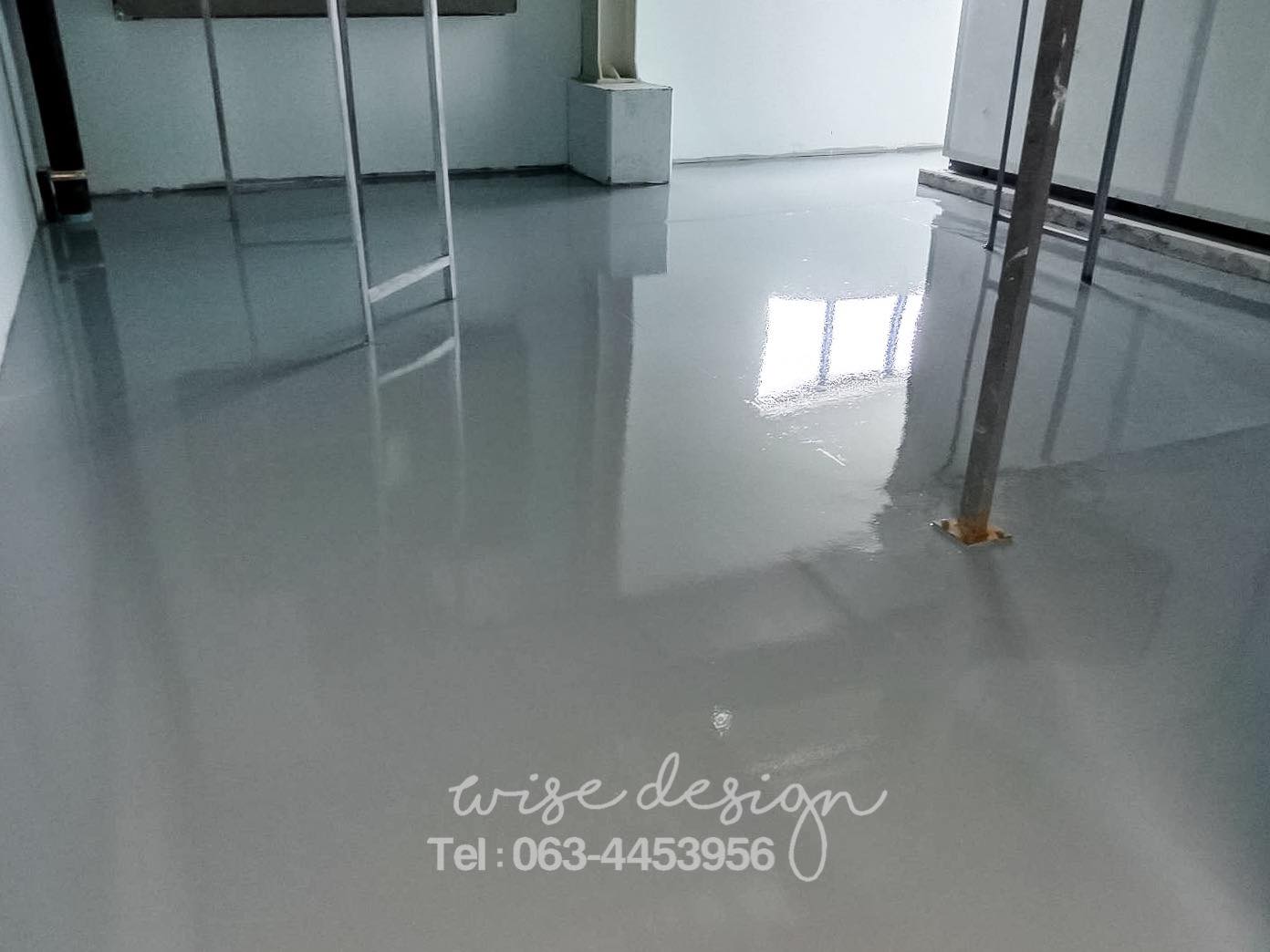 EPOXY COATING :: พื้นที่รวม 1000 ตร.ม.